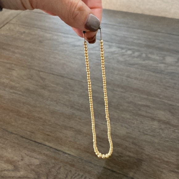 VINTAGE yellow pearl necklace - Picture 8 of 8